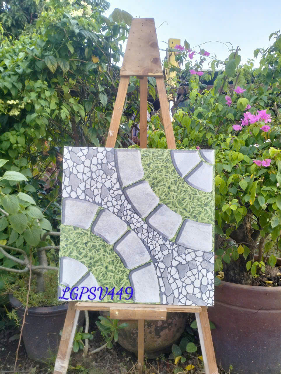 Gạch lát sân vườn 40x40cm Fico-4483